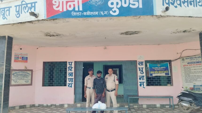 पुलिस की बड़ी कार्रवाई: अवैध शराब के साथ आरोपी गिरफ्तार